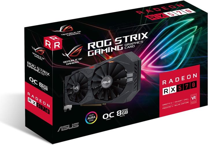 Produktbild ASUS Radeon ROG STIX RX570 O8G GAMING (8 GB)
