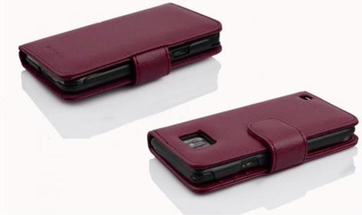 Immagine prodotto Cadorabo Libro con 3 slot per carte Copertina (Samsung Galaxy S2, Samsung Galaxy S2 Plus)