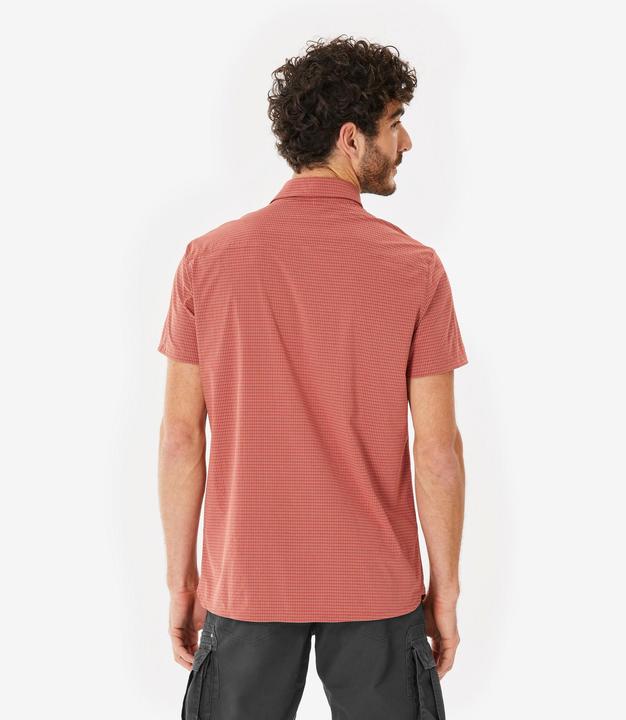 Produktbild Forclaz Trekkinghemd Herren Stretch kurzarm - Travel500 braun (XL)