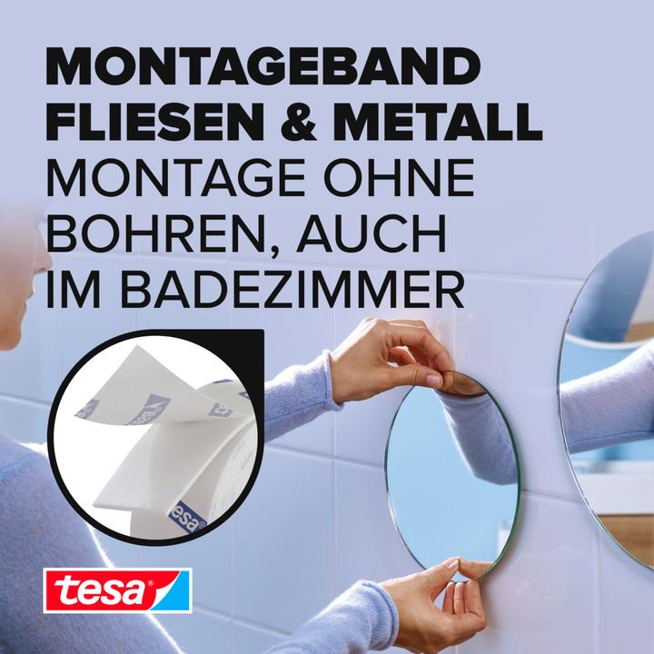 Productafbeelding tesa Montagetape voor tegels en metaal (19 mm)