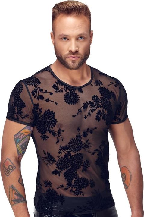 Image du produit Noir Handmade T-shirt pour homme (M)