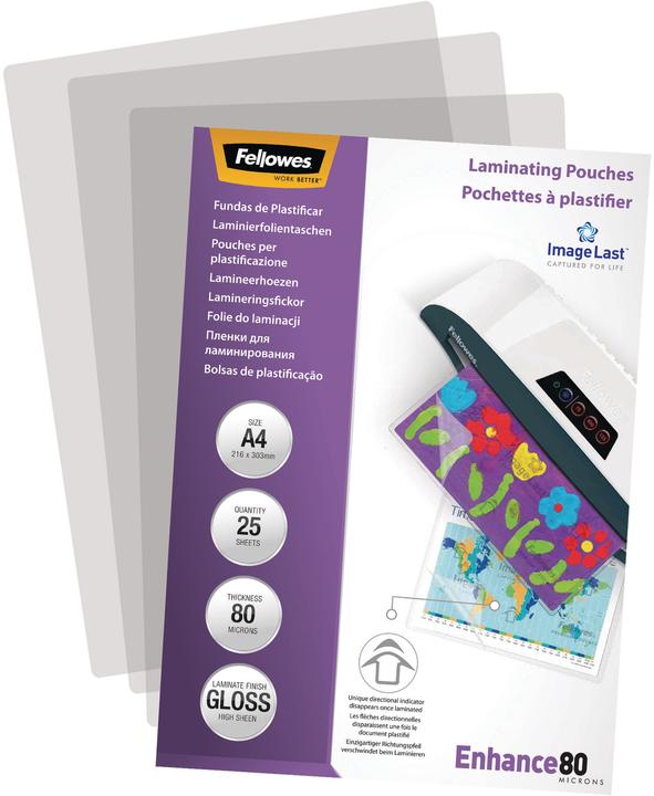 Immagine prodotto Fellowes Migliorare 80 (A4, 25 Pezzo/i, 80 µm)