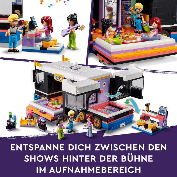 Image du produit LEGO 42619 Bus de tournée Popstar (42619, LEGO Friends)