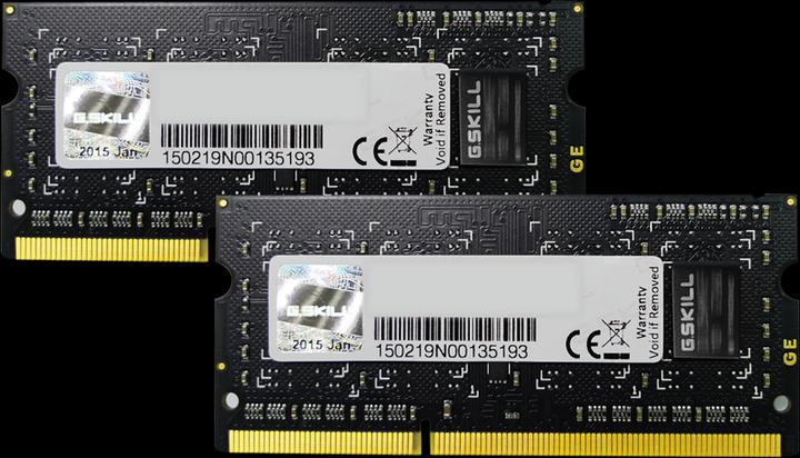 G.Skill Standard (2 x 4GB, 1333 MHz, DDR3-RAM, SO-DIMM)