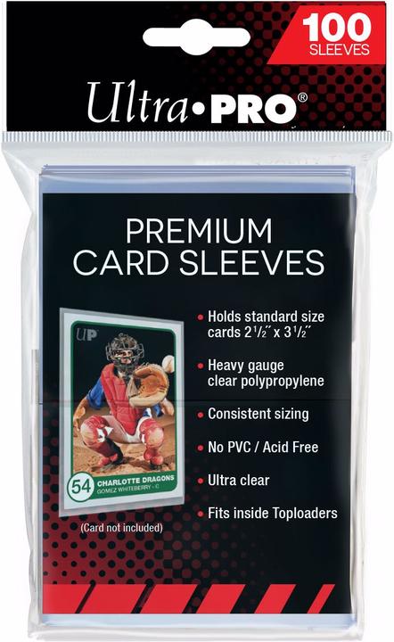 Actual product image Ultra Pro Premium card sleeves Platinum Series