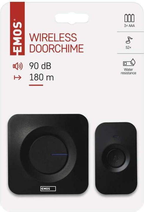 Produktbild Emos Drahtlose Türklingel (Funk 433-Mhz)