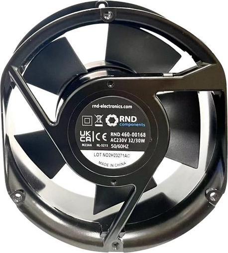 Image du produit RND Ventilateur axial sans balais AC 152x172x52mm 230V 297.3m³/h (152 mm)