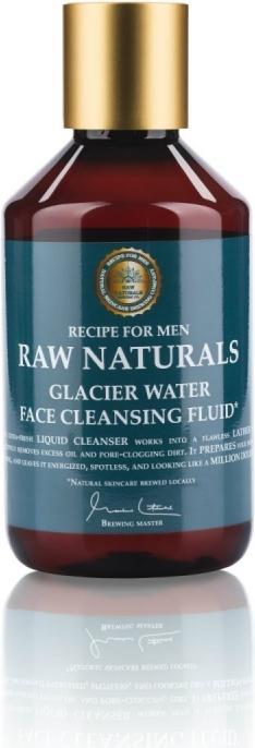 Actual product image Raw Naturals Face Cleansing Fluid Glacier Water (Cleaning cloths, 250 ml)