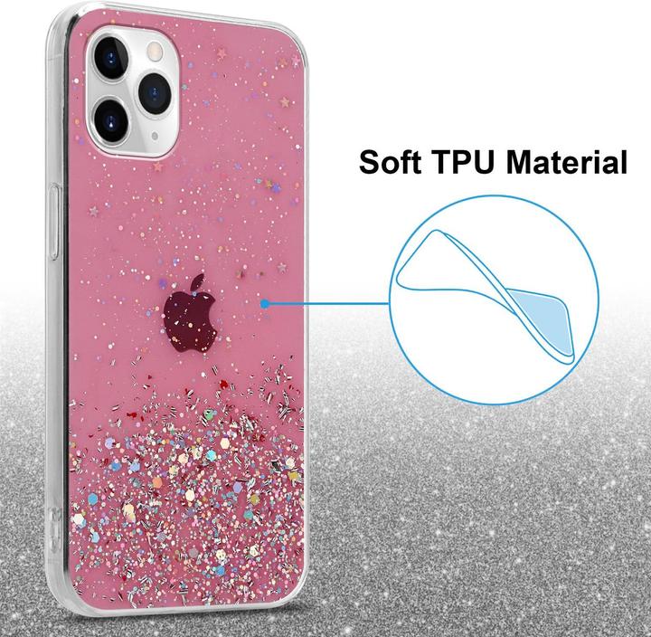Image du produit Cadorabo Couverture TPU paillettes scintillantes (Apple iPhone 11)