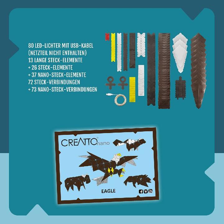 Produktbild Kosmos Creatto Adler / Wild Life (252 Teile)