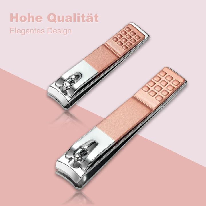Immagine prodotto Hermex Set per manicure e pedicure Forbici per unghie Taglia unghie Punti neri