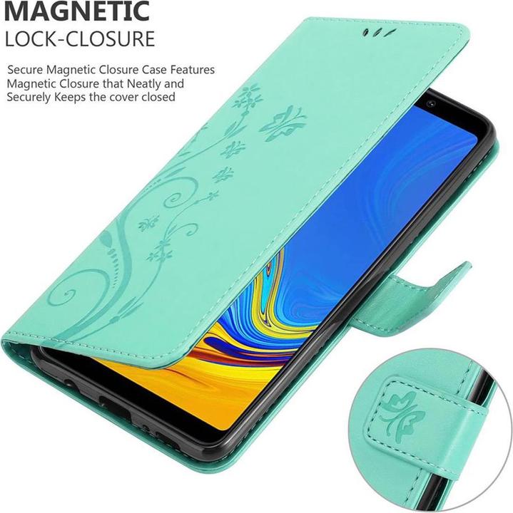 Produktbild Cadorabo Flower Book Cover (Samsung Galaxy A9 (2018))