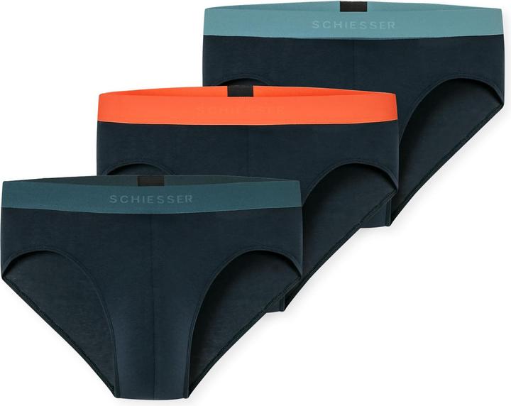 Immagine prodotto Schiesser Confezione da 3 slip / mutande Rio in cotone organico 95/5 (8, XXL, confezione da 3)