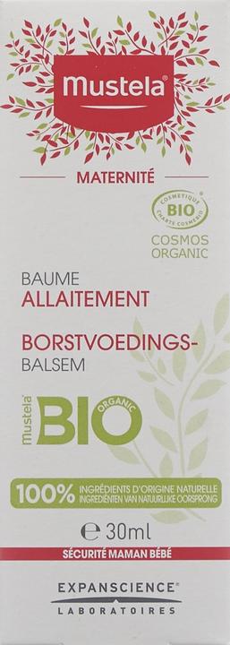 Actual product image Mustela Organic maternity breastfeeding balm