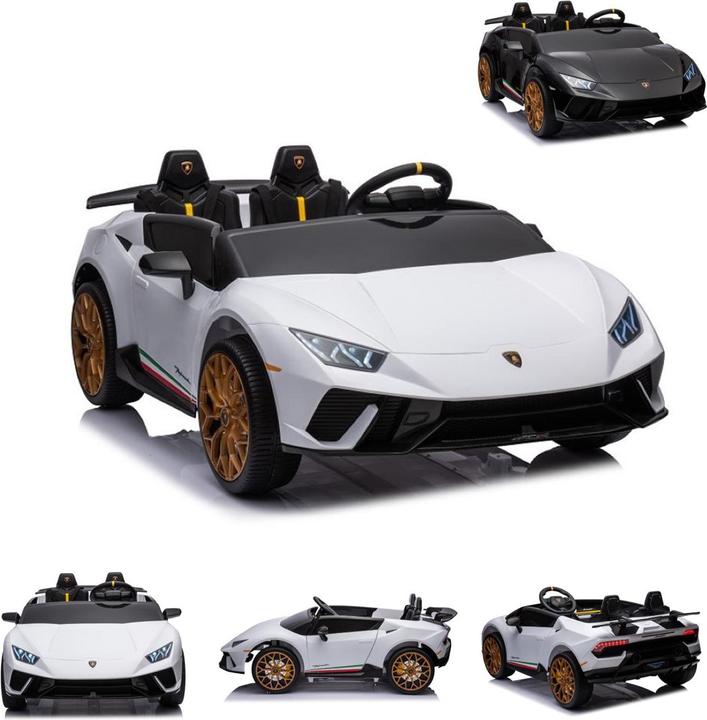 Immagine prodotto Es-toys Veicolo per bambini - Auto elettrica "Lamborghini Huracan Spider 2 posti" - Licenza - 4 motori- (12 V)