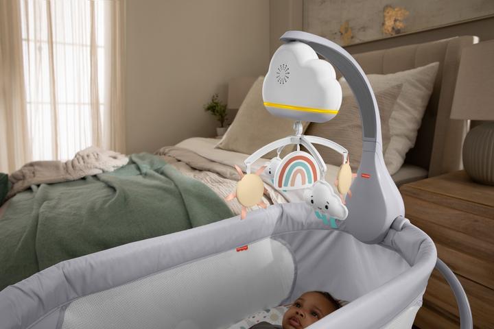 Productafbeelding Fisher-Price Mobiel en muziekdoos voor babybedje Regenboog