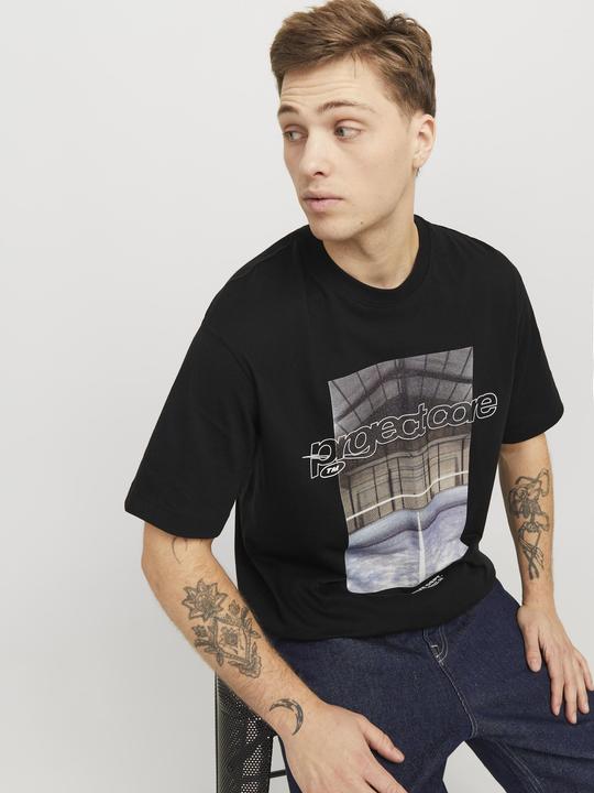 Produktbild Jack & Jones Gedruckt Rundhalsausschnitt T-shirt T-shirt (L)