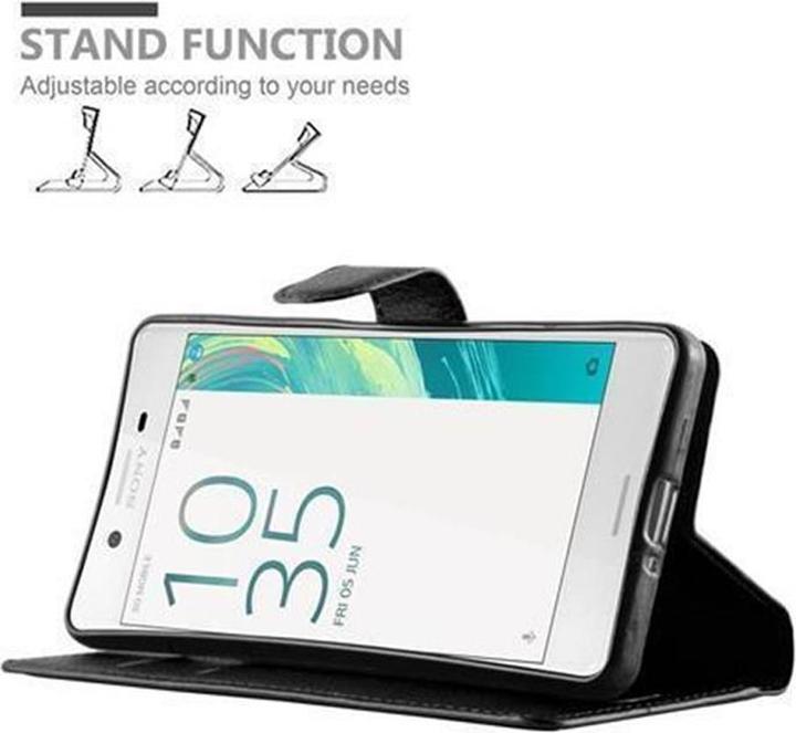 Actual product image Cadorabo Book with stand function cover (Sony Xperia X)