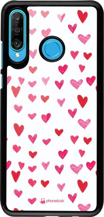 Produktbild PhoneLook Hülle Valentine 2022 Many pink hearts (Huawei P30 Lite)