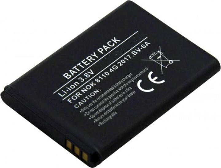 Actual product image AGI 116121 - Battery - Nokia - Nokia BV-6A - Black - Lithium-Ion (Li-Ion) - 1500 mAh