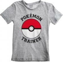 Actual product image Heroes Inc Nintendo - T-shirt Enfant Gris chiné Pokémon Entraîneur - 9-11 ans (9, 10, 11)