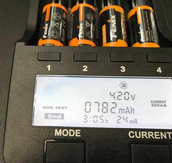 Actual product image Fenix 4x CR123 A battery incl. battery box ideal for surveillance camera Arlo, LED flashlights