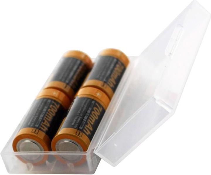 Actual product image Fenix 4x CR123 A battery incl. battery box ideal for surveillance camera Arlo, LED flashlights