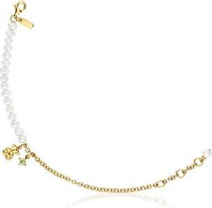 Image du produit Tous Charmant bracelet en or plaqué avec des perles et du péridot Bold Bear 1004024900