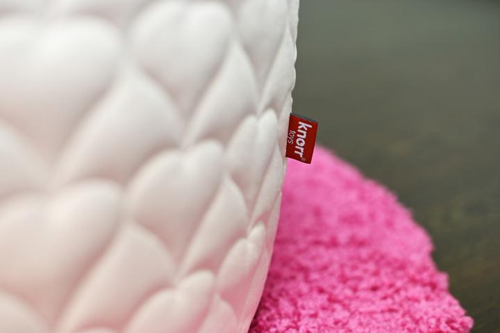 Immagine prodotto Knorrtoys Palla da piscina morbida - "Cosy heart rose" - 300 palline grigio/crema