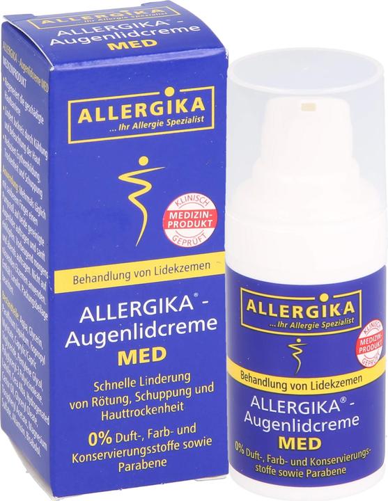 Actual product image Allergika Eyelid cream Med (Crème, 15 ml, Day + Night)