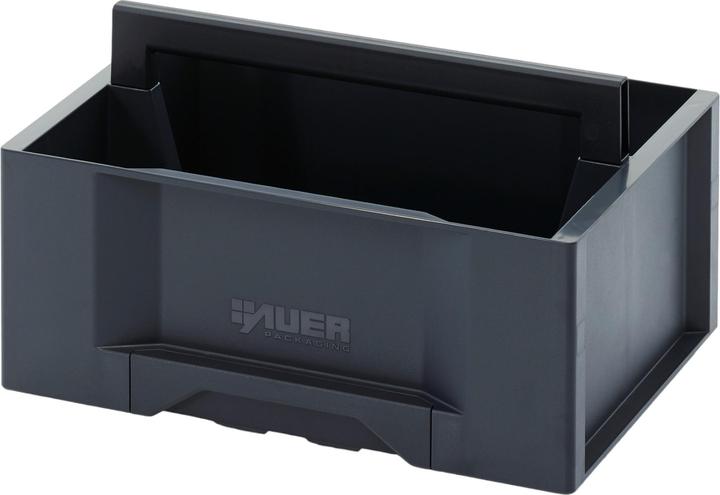 Auer Packaging AUER Toolbox Basic Werkzeugkoffer 400 x 300 x 230 mm grau ( TB W 4316 F1 ) offen mit Haltegriff (1 Teile)