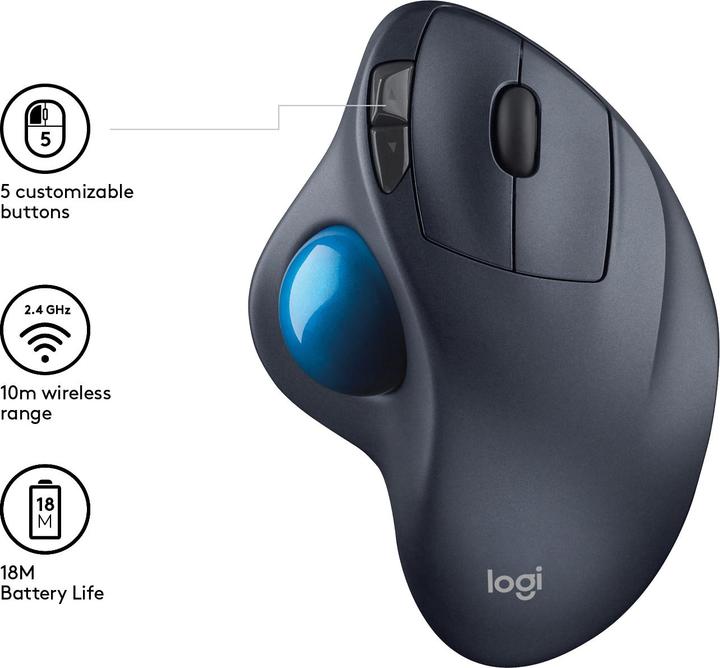 Image du produit Logitech M570 (Sans fil)