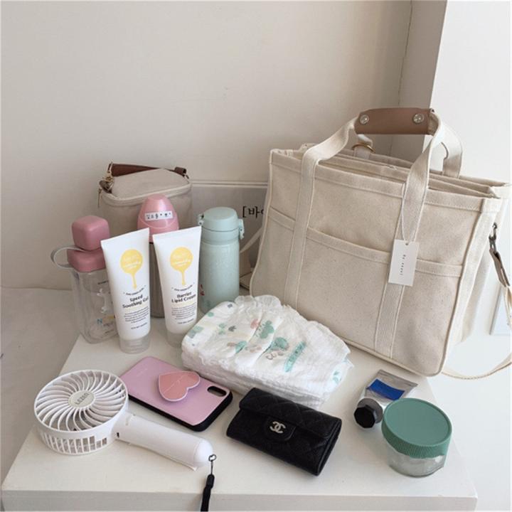 Produktbild Only-Bags.Store Mama-Umhängetasche, Tragetasche, Pendler-Einkaufstasche, Messenger-Tasche, Mama-Canvas-Tasche