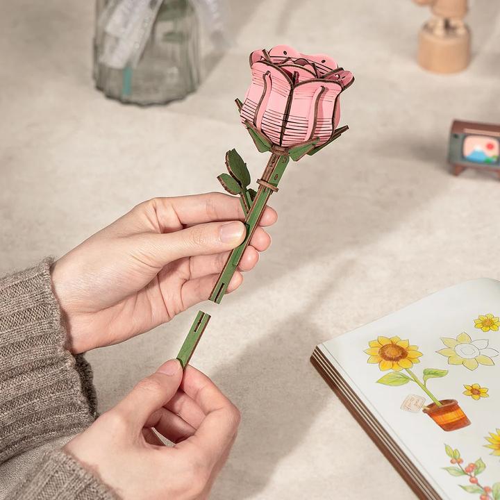 Image du produit Robotime Kit de maquettes 'BOUQUET DE FLEURS'.