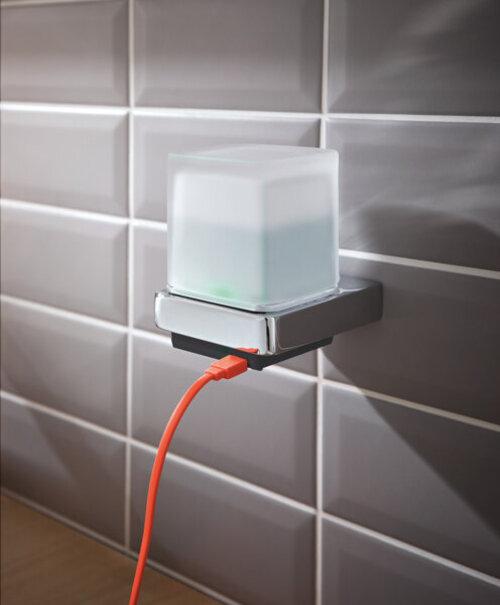 Actual product image Emco trend sensor soap dispenser, frosted crystal glass