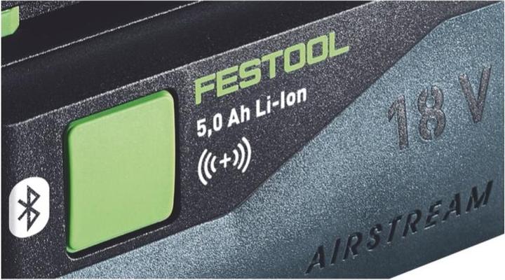 Actual product image Festool Energy Set: 4x Batteries BP 18 Li 5.0 ASI EU 5.0Ah 18V + Charger SCA 16 10.8V-18V (4x (18 V)