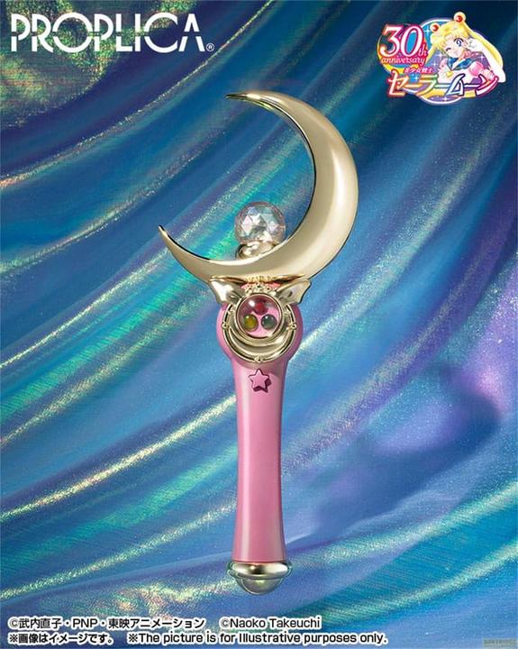 Immagine prodotto Bandai Sailor Moon Proplica Replica 1/1 Scettro della Luna Edizione Colore Brillante 26 cm