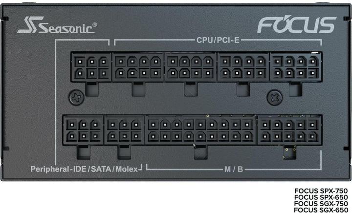 Immagine prodotto Seasonic Alimentatore 750W FOCUS-SGX-750 Modular (80+Gold) (750 W)