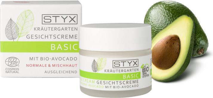 Image du produit Styx Herbal Garden Basic Face Cream with Organic Avocado 50ml (50 ml, Tonique visage)