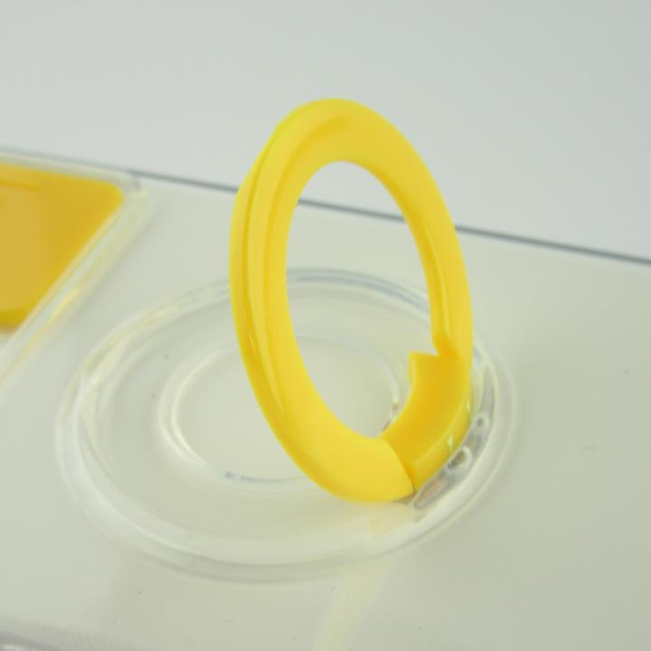 Actual product image PhoneLook Coque Caméra clapet avec anneau jaune (Samsung Galaxy S22+)