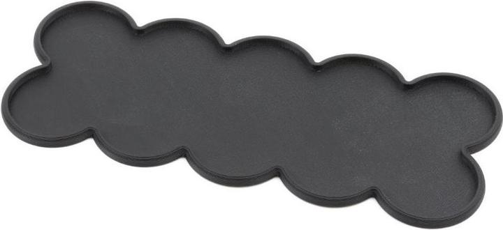 Tabletop-Art Movement Tray Rounded Edge 32 mm 10 s Cloud – Schwarz