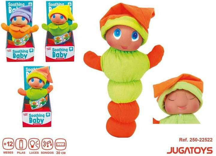 Actual product image BigBuy Fun Baby doll light sound worm 30 cm