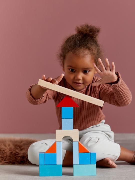 Actual product image Haba My first colourful building blocks **