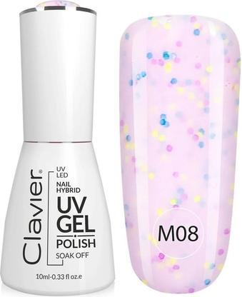 Produktbild Clavier Luxury Nail Hybrid Uv Gel Hybrid Nail Polish 008 10Ml (10 ml)