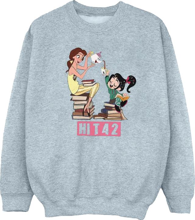 Actual product image Disney Girls Wreck It Ralph Belle And Vanellope Sweatshirt (140, 146)