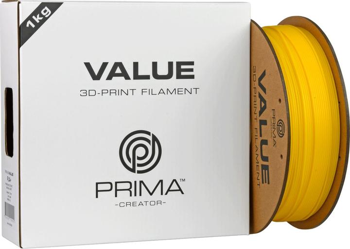 Actual product image Prima Creator PrimaValue PLA+ (PLA, 1.75 mm, 1320 g, Yellow)
