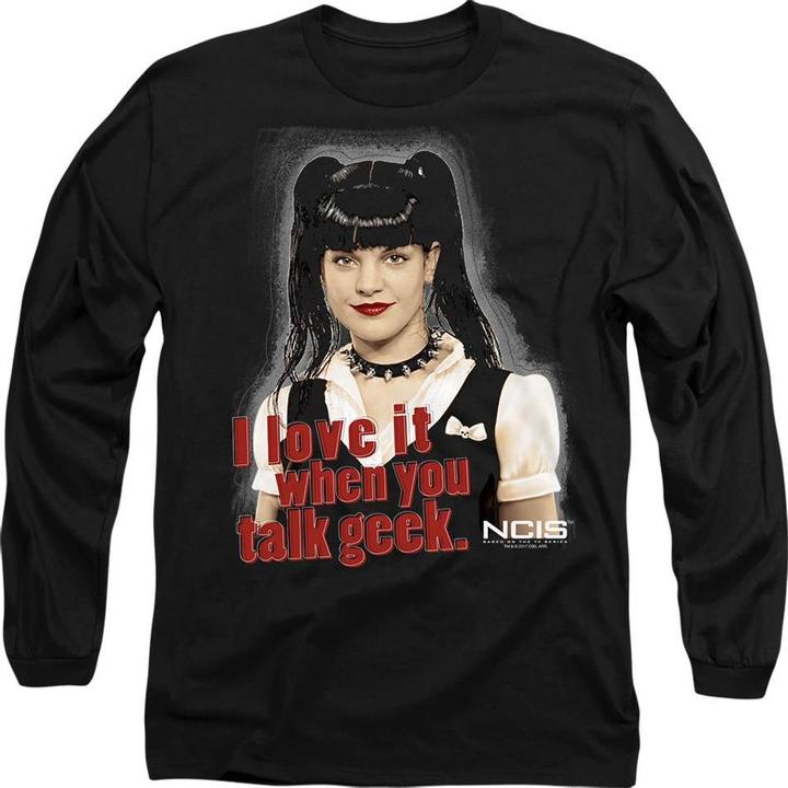Actual product image Ncis Unisex Adult Geek Talk T-Shirt (S)