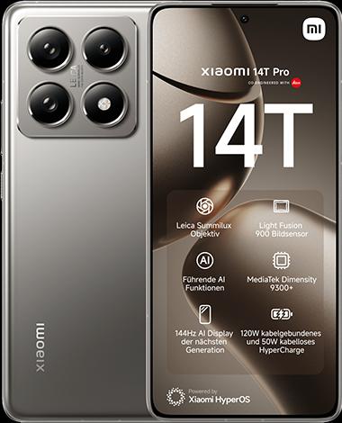 Produktbild Xiaomi 14T (512 GB, Titan Grey, 6.67", SIM + eSIM, 50 Mpx, 5G)
