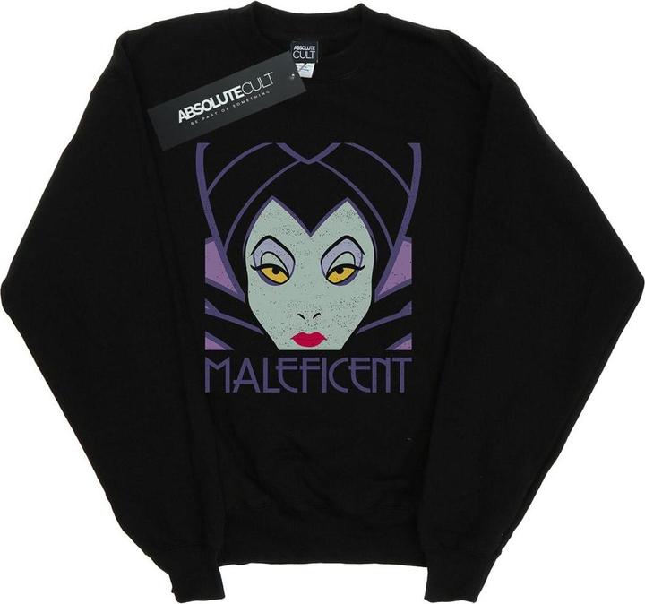 Immagine prodotto Disney Maleficent Cropped Head Felpa Donna (M)