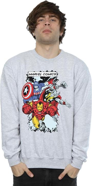 Image du produit - Sweat COMIC CHARACTERS - Homme (XL)